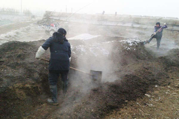 好氧堆肥發酵污泥的方法